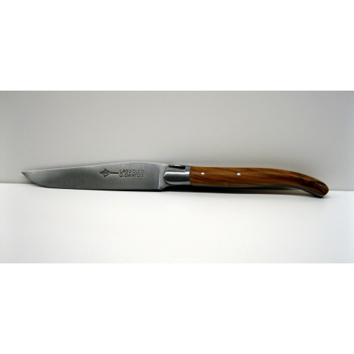 Arvalet Genes David - Estuche 6 cuchillos mesa de madera de olivo