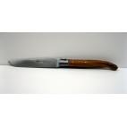 Arvalet Genes David - Estuche 6 cuchillos mesa de madera de olivo