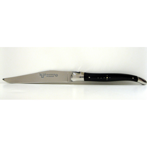 Laguiole en Aubrac - Estuche de 6 cuchillos hechos con asta de búfalo