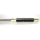Exposito - Navaja pluma marfil/damascus